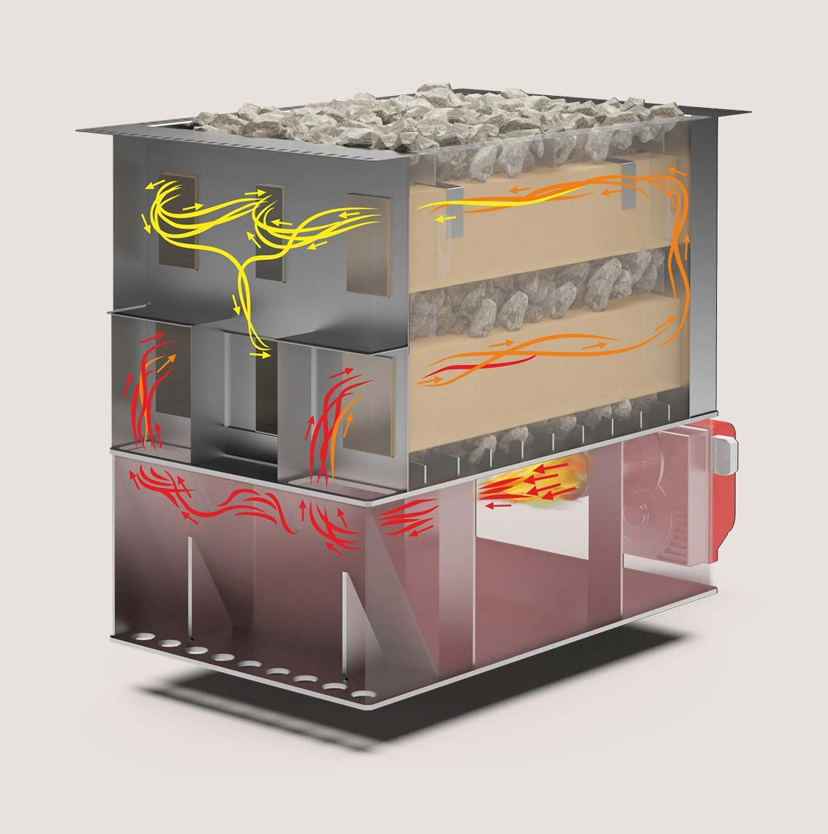 Печь для финской сауны КомПАР-50 - Теплодар